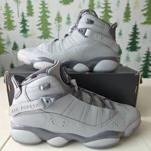 Jordan 6 Rings SE Metallic Silver Sneakers
